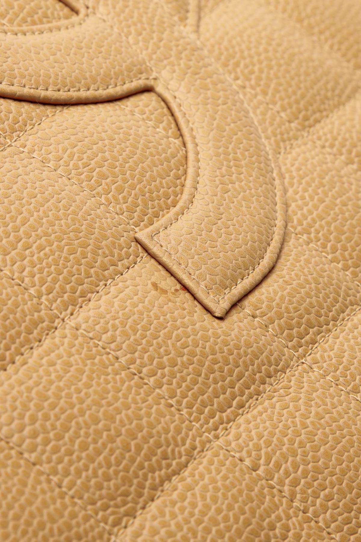 GST Grand Shopping Tote Bag - Tan Caviar - image 7