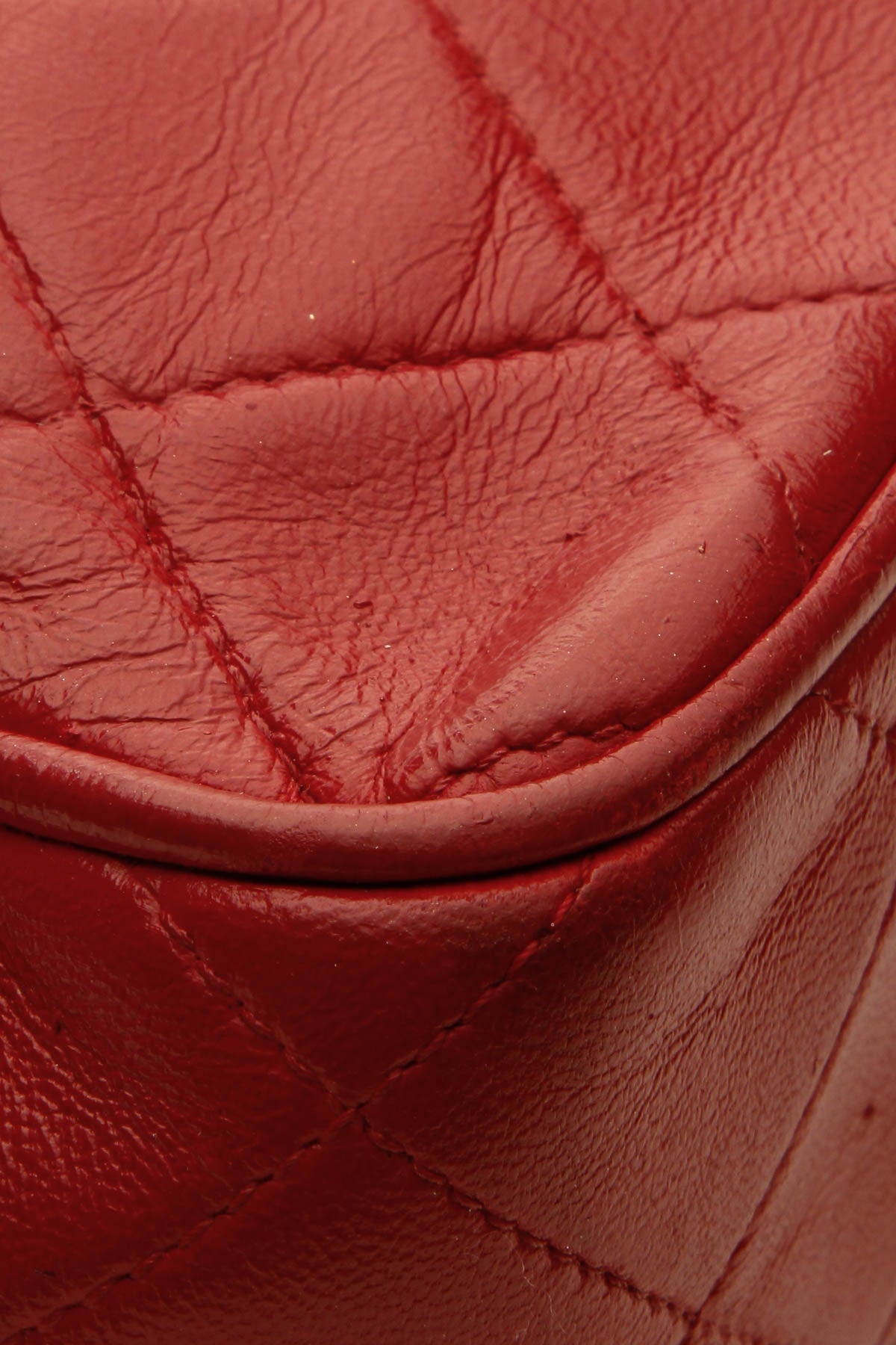 Chanel Vintage Quilted Camera Bag - Red - photo 5