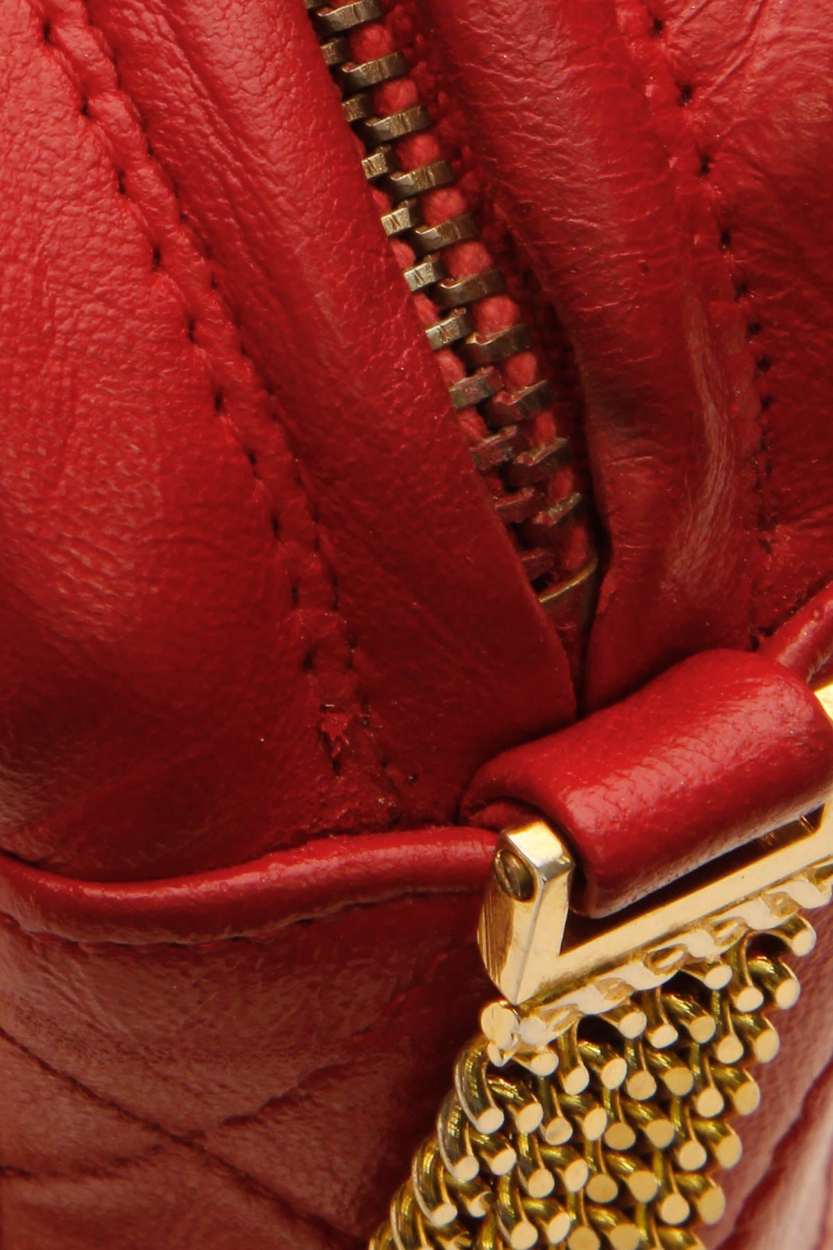 Chanel Vintage Quilted Camera Bag - Red - photo 7