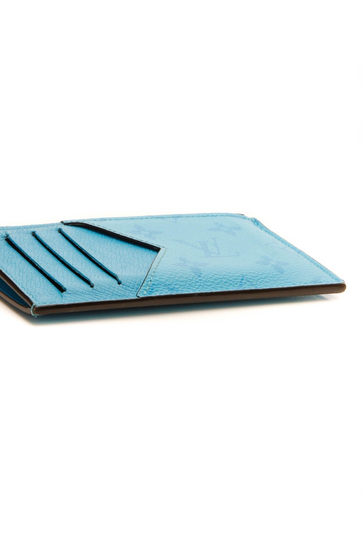 Coin Card Holder - Blue Lagoon Monogram - image 3