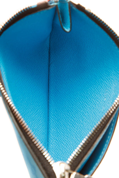 Coin Card Holder - Blue Lagoon Monogram - image 9