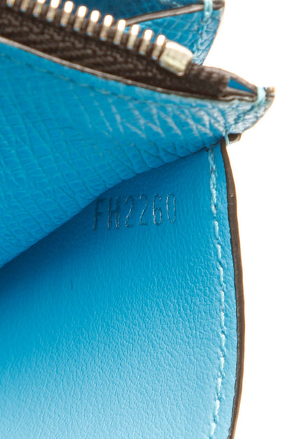Coin Card Holder - Blue Lagoon Monogram - image 10