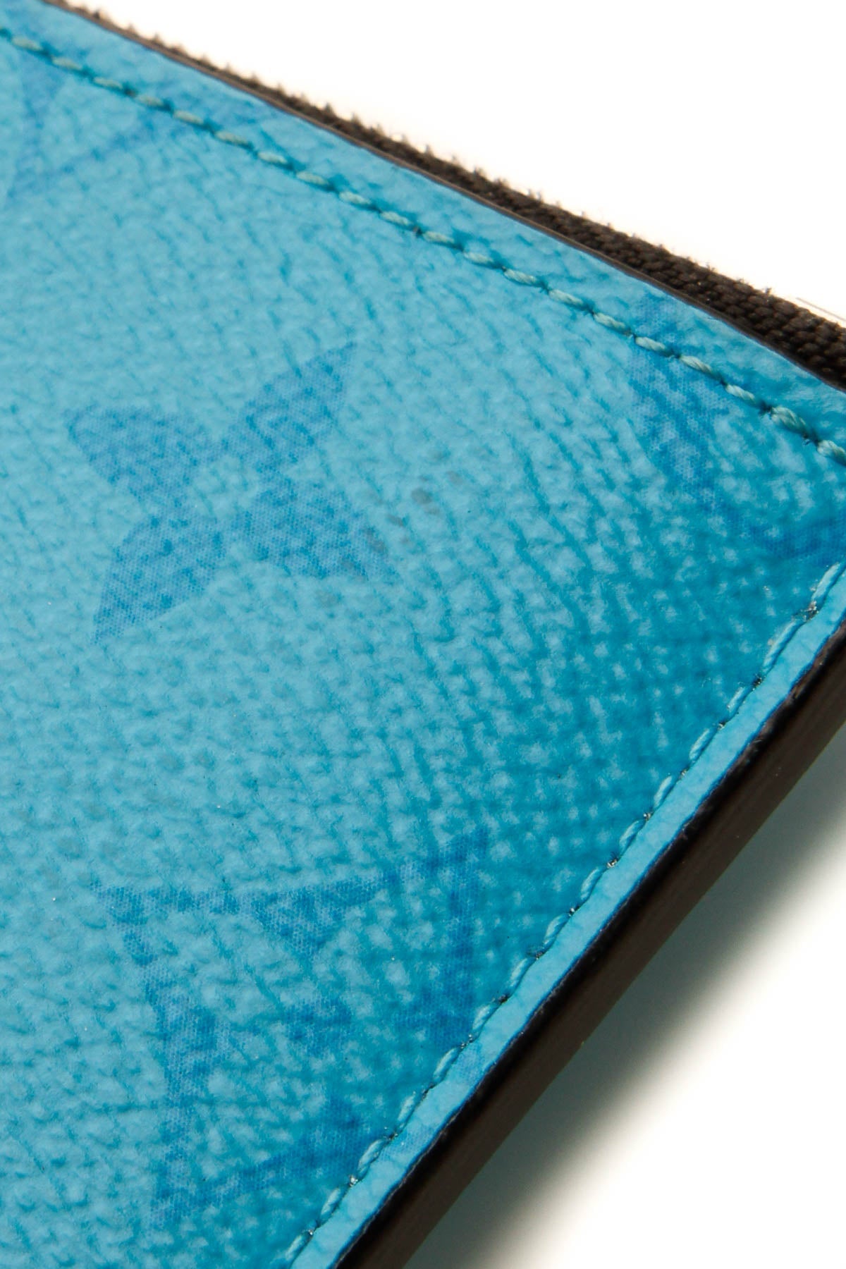 Coin Card Holder - Blue Lagoon Monogram - image 5