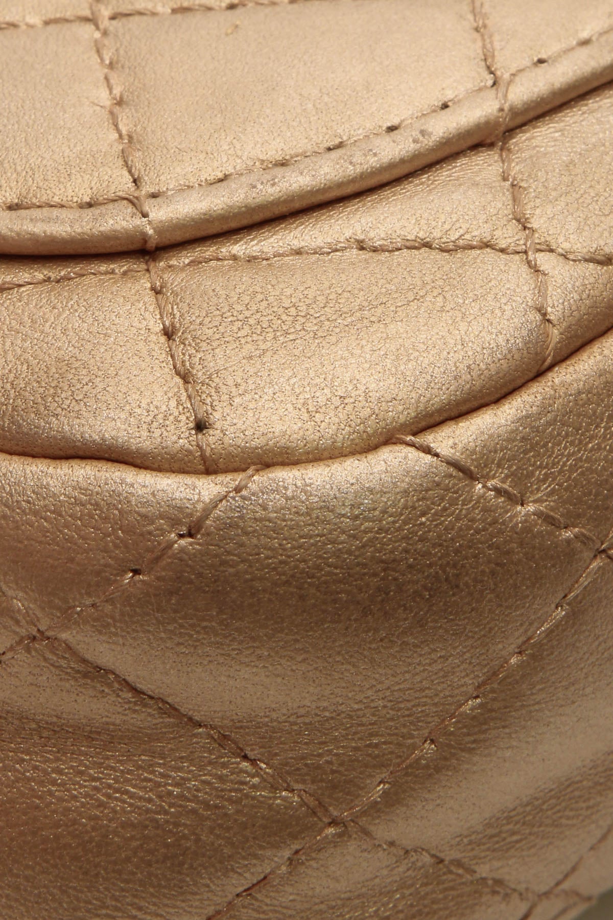 Crystal Quilted Flap Crossbody Bag - Gold - image 5