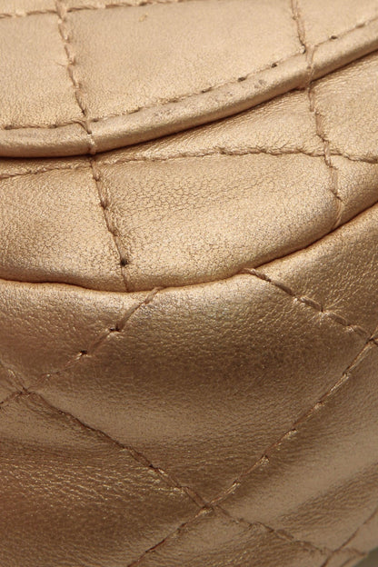 Crystal Quilted Flap Crossbody Bag - Gold - image 5