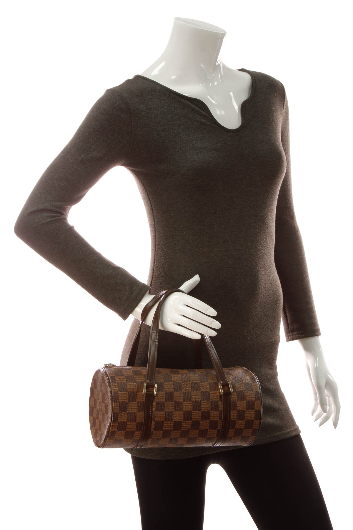 Louis Vuitton Papillon 26 Bag - Damier Ebene - photo 2