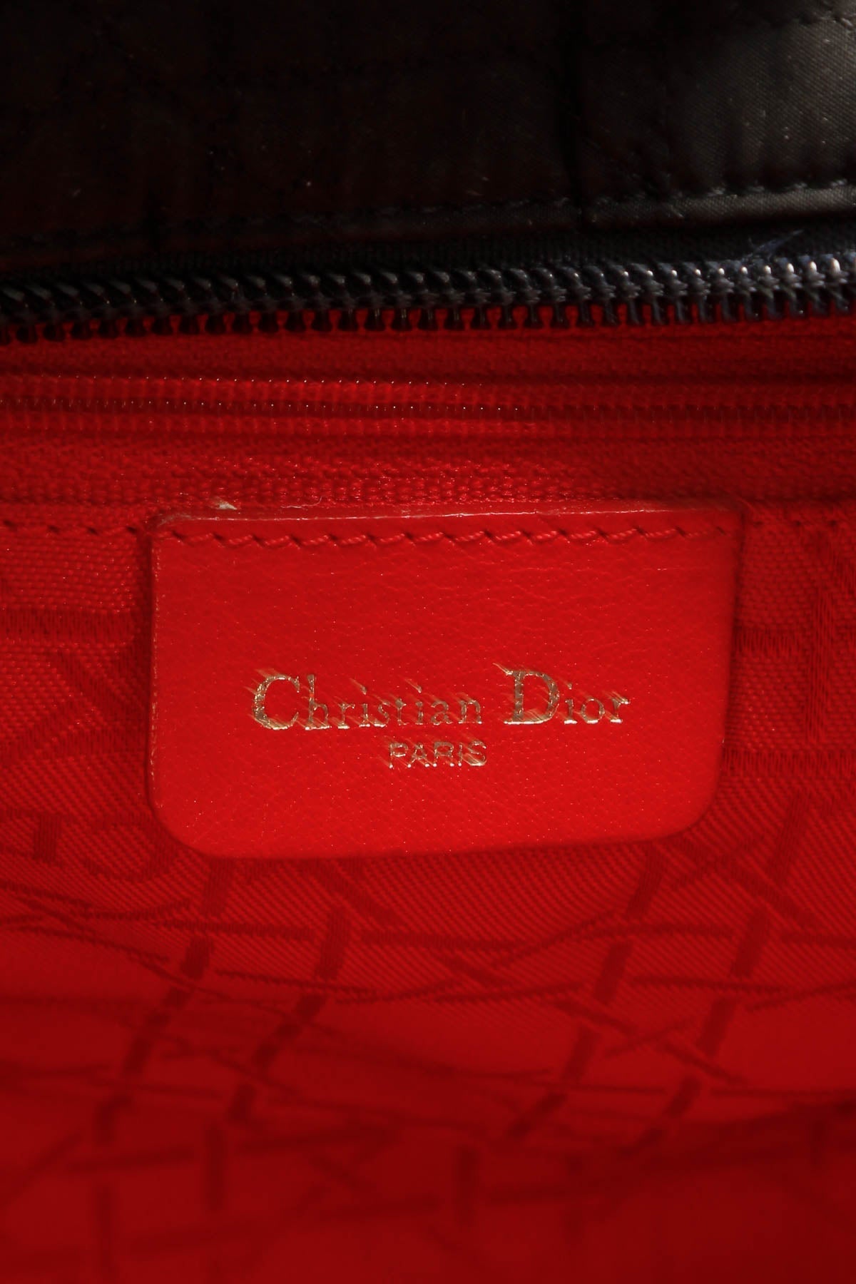 Vintage Cannage Large Lady Dior Bag - Black - image 10