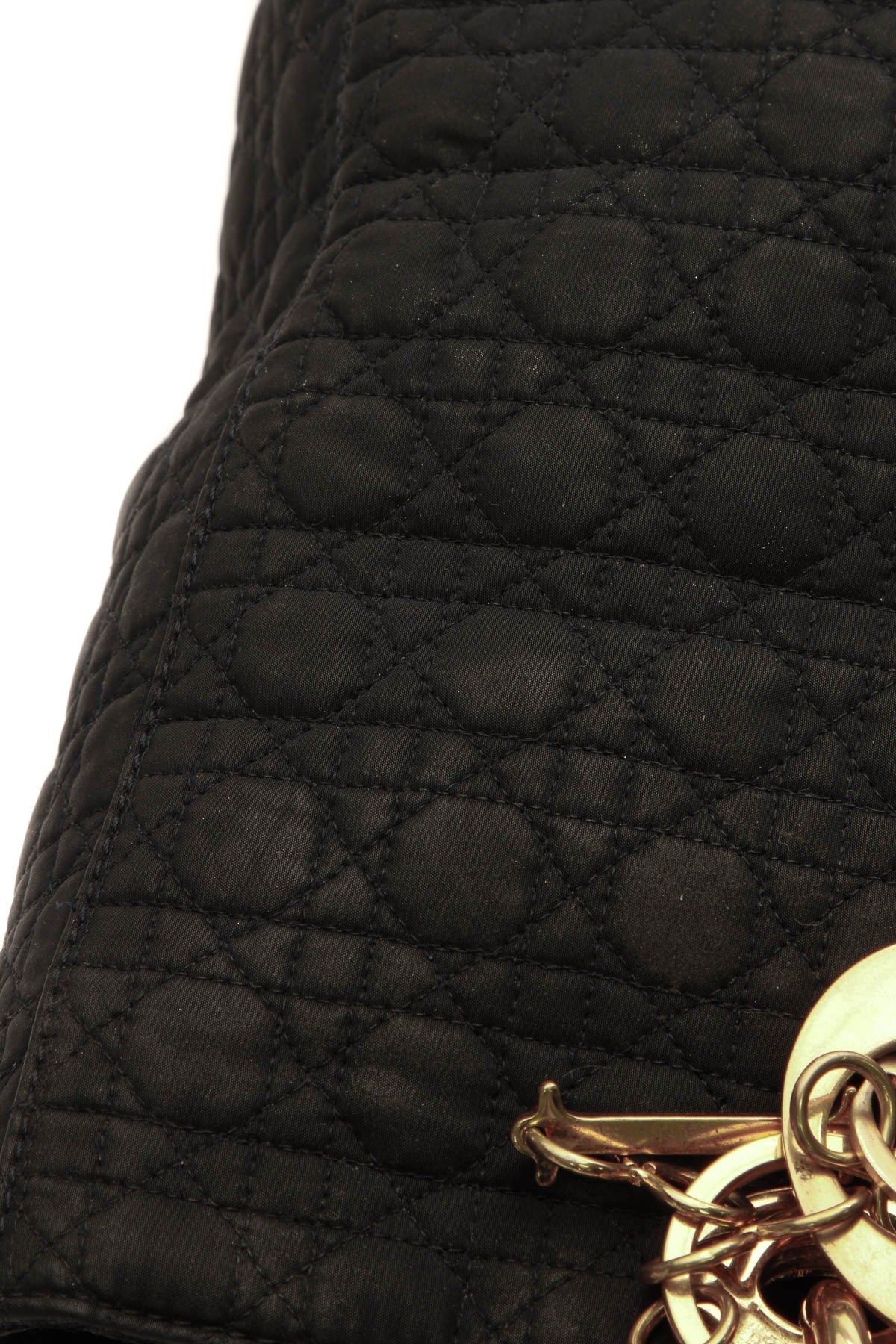Vintage Cannage Large Lady Dior Bag - Black - image 7