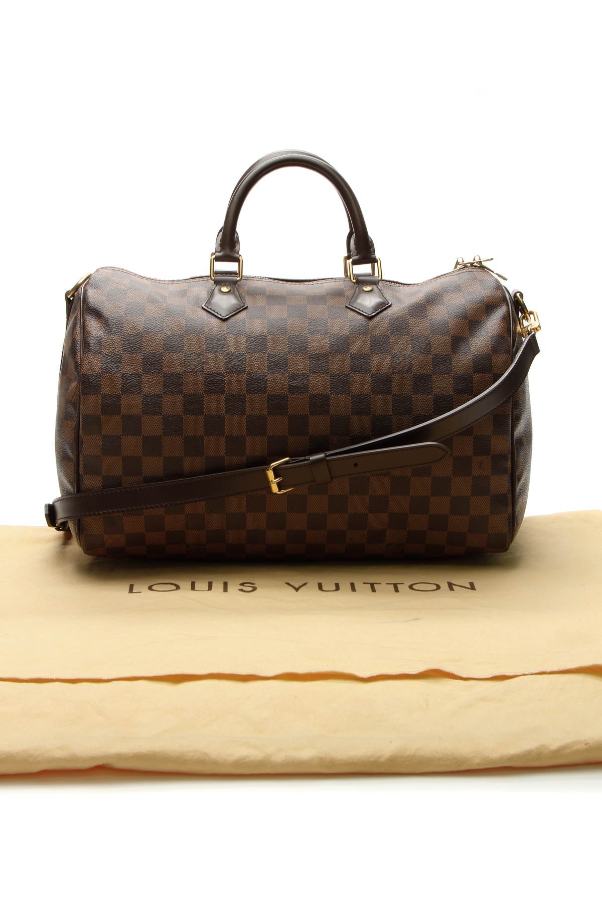 Louis Vuitton Speedy Bandouliere 35 Bag - Damier Ebene - photo 13