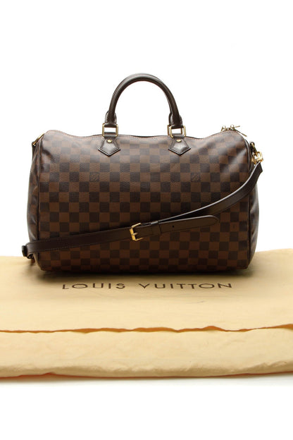 Louis Vuitton Speedy Bandouliere 35 Bag - Damier Ebene - photo 13