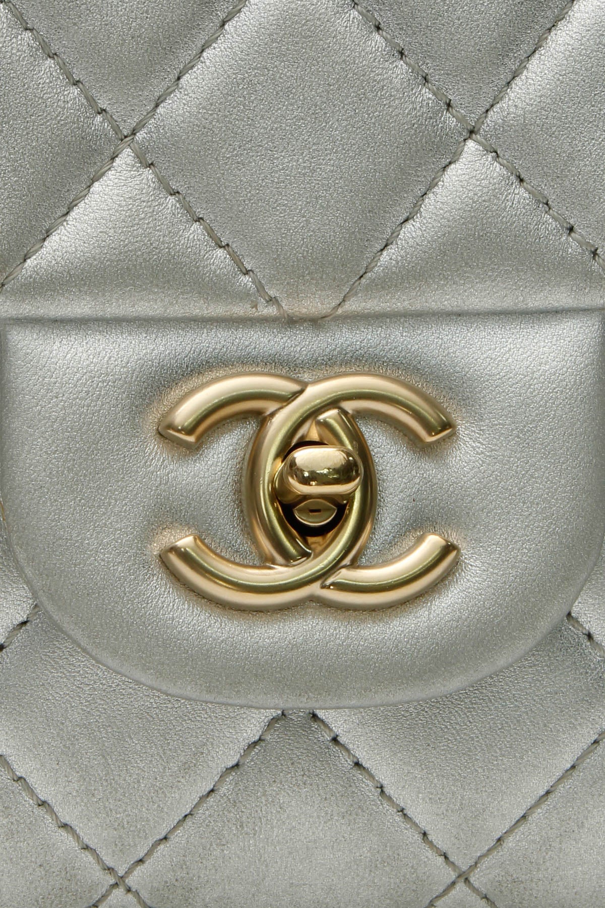 Classic Jumbo Single Flap Bag - Silver - image 7