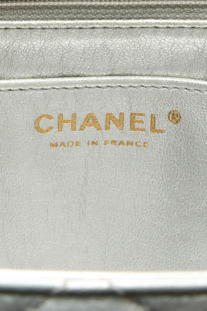 Classic Jumbo Single Flap Bag - Silver - image 10