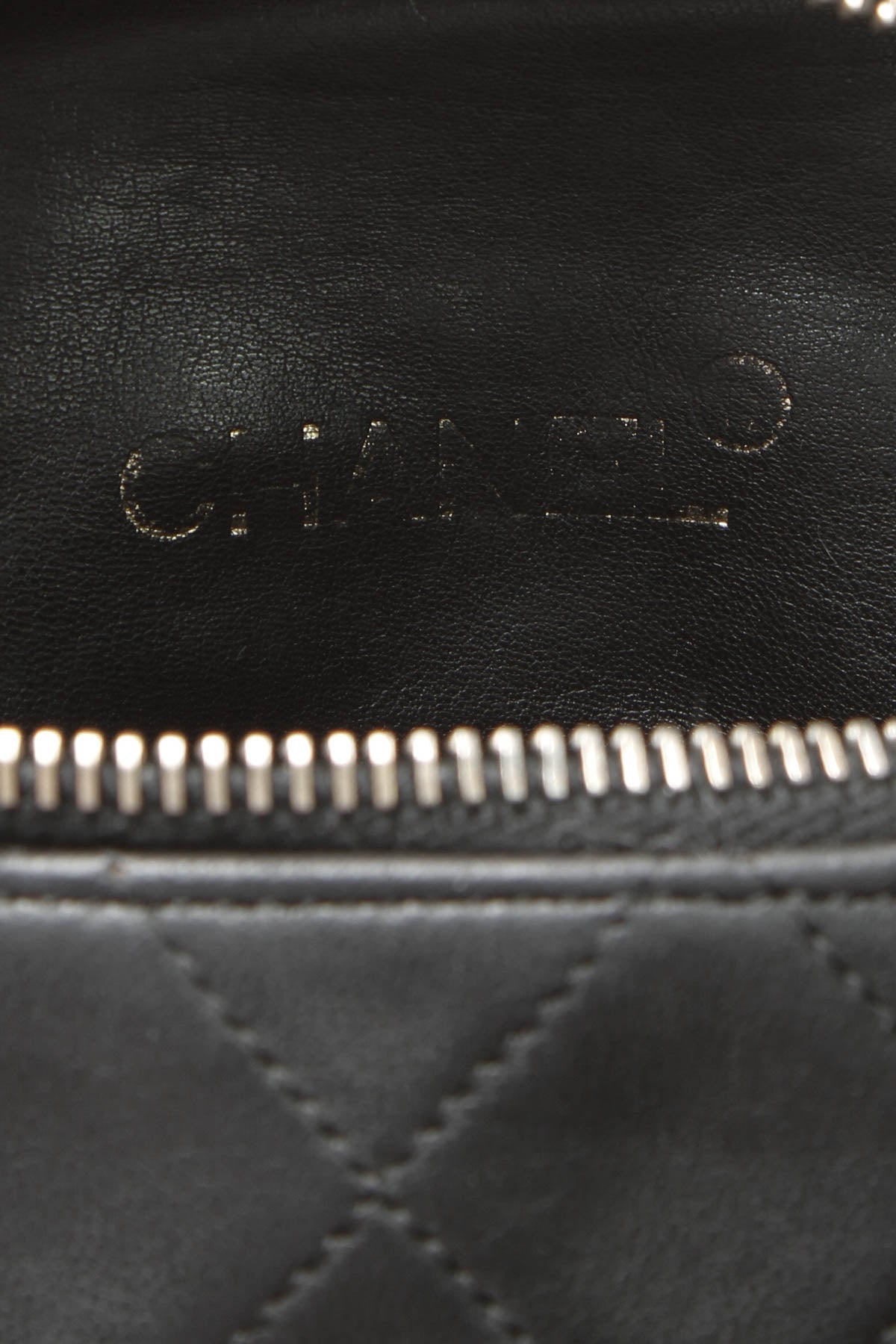 Vintage Quilted Belt Bag - Black - image 8