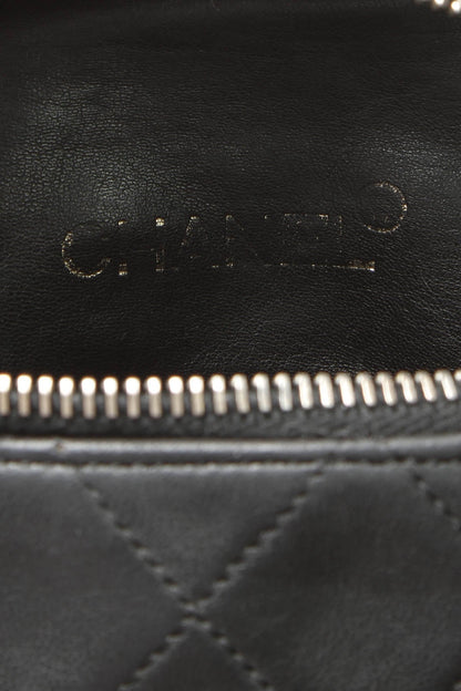 Vintage Quilted Belt Bag - Black - image 8