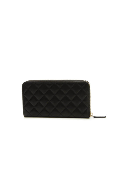 Quilted Zippy Wallet - Black - image 2