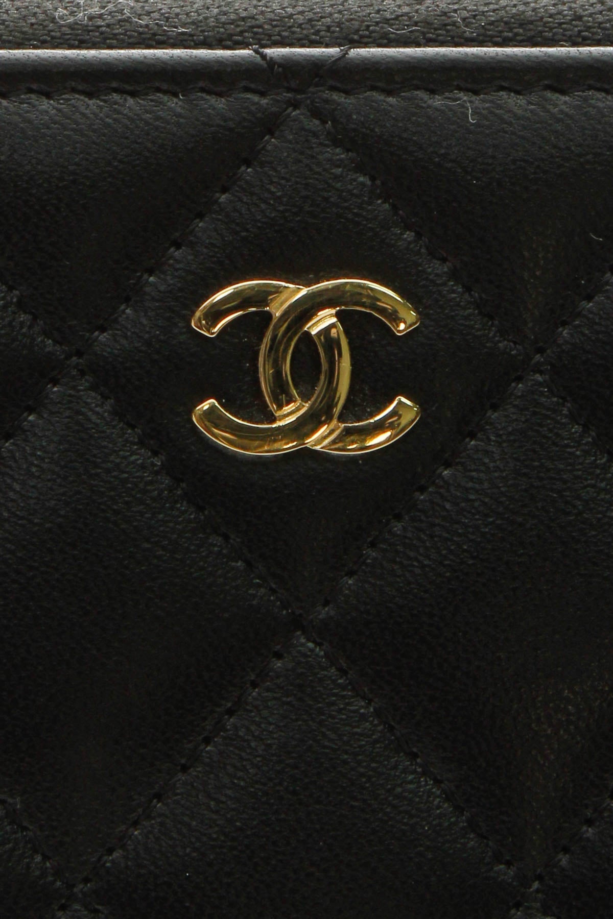 Quilted Zippy Wallet - Black - image 4
