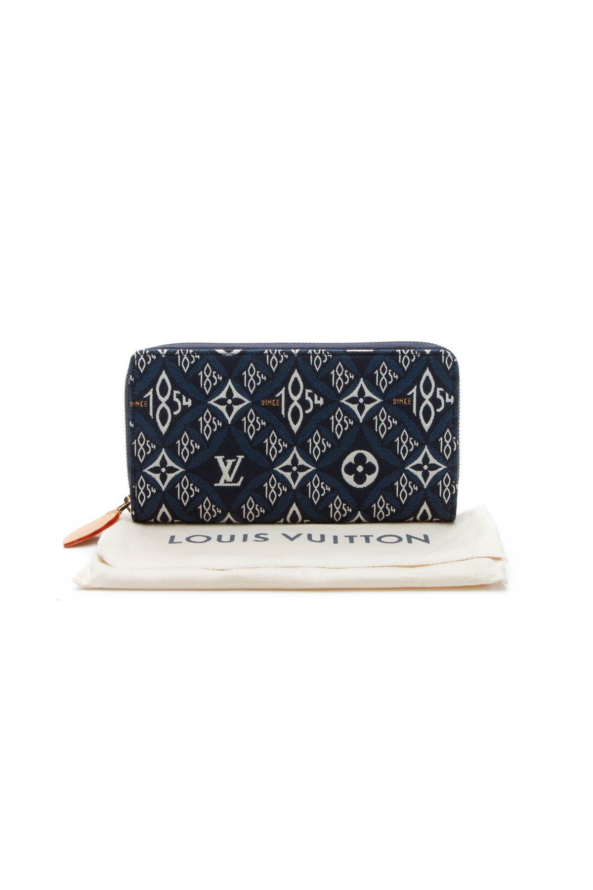 Since 1854 Zippy Wallet - Blue Jacquard - image 8