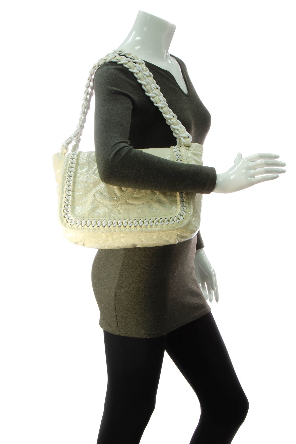 Luxe Ligne Flap Bag - Ivory - image 2