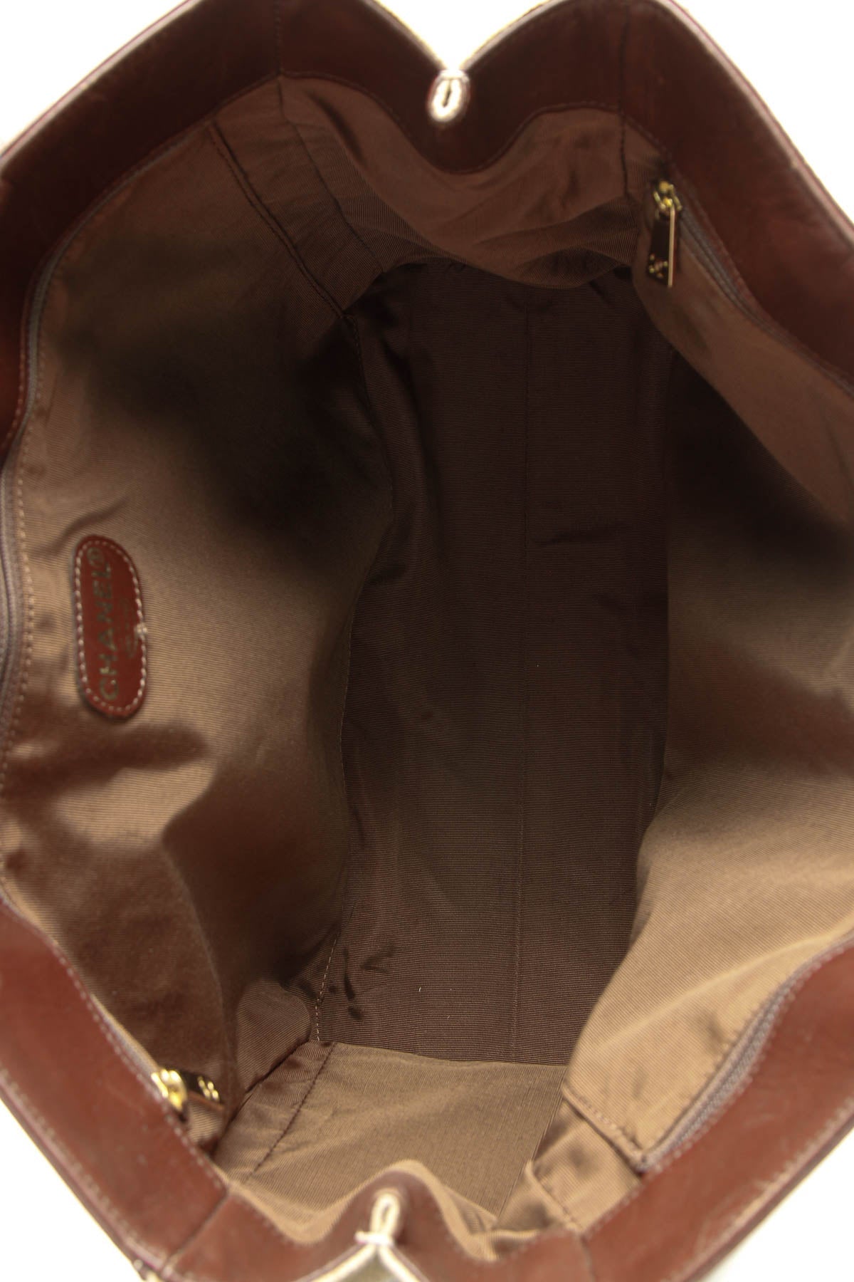 Vintage CC Turnlock Large Tote Bag - Beige - image 10