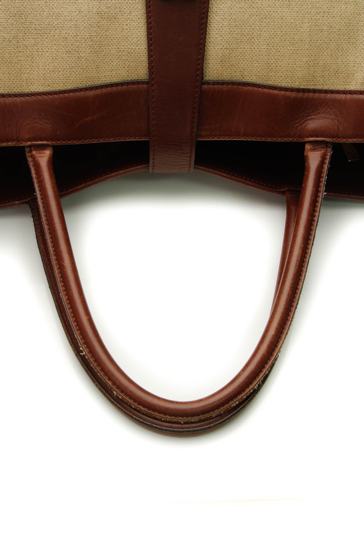 Vintage CC Turnlock Large Tote Bag - Beige - image 8