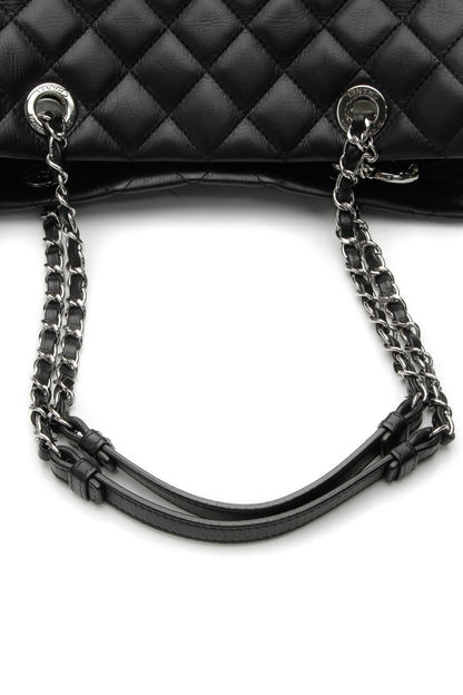 Quilted Tote Bag - Black - image 5