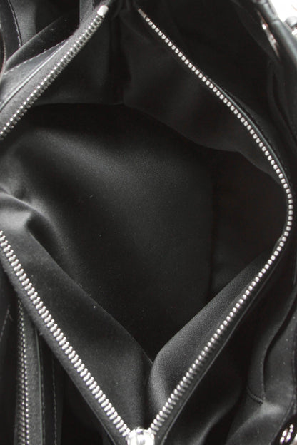 Quilted Tote Bag - Black - image 9