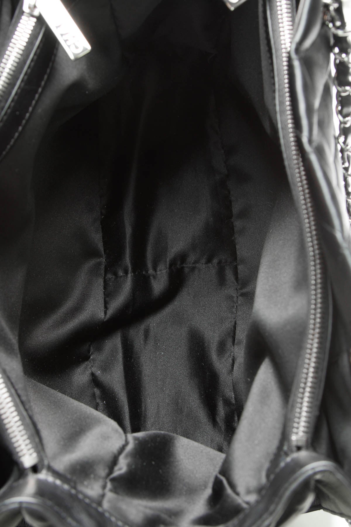 Quilted Tote Bag - Black - image 8