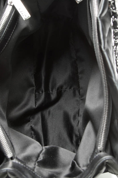 Quilted Tote Bag - Black - image 8