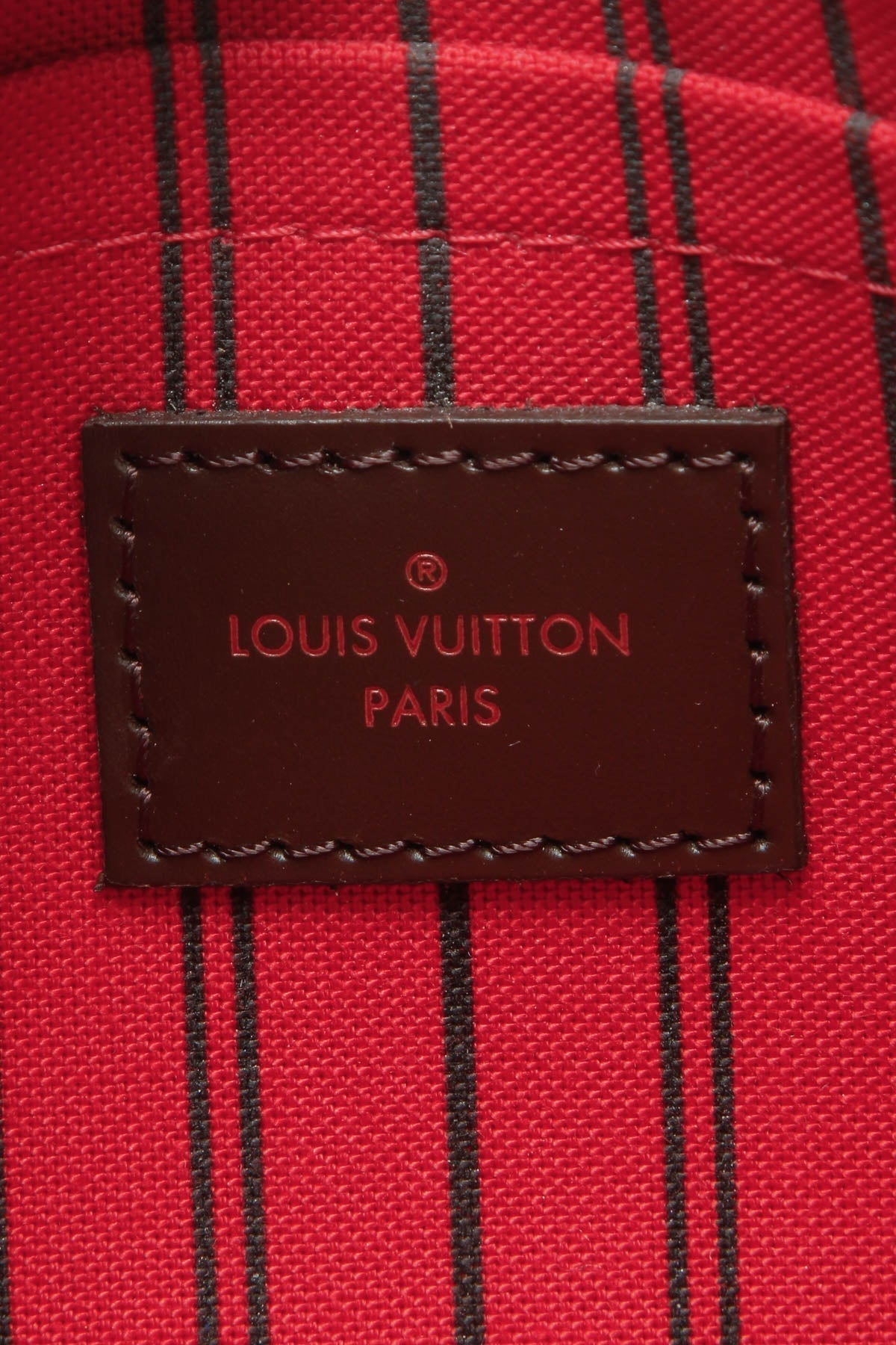 Louis Vuitton Neverfull Pouch Wristlet - Damier Ebene - photo 7