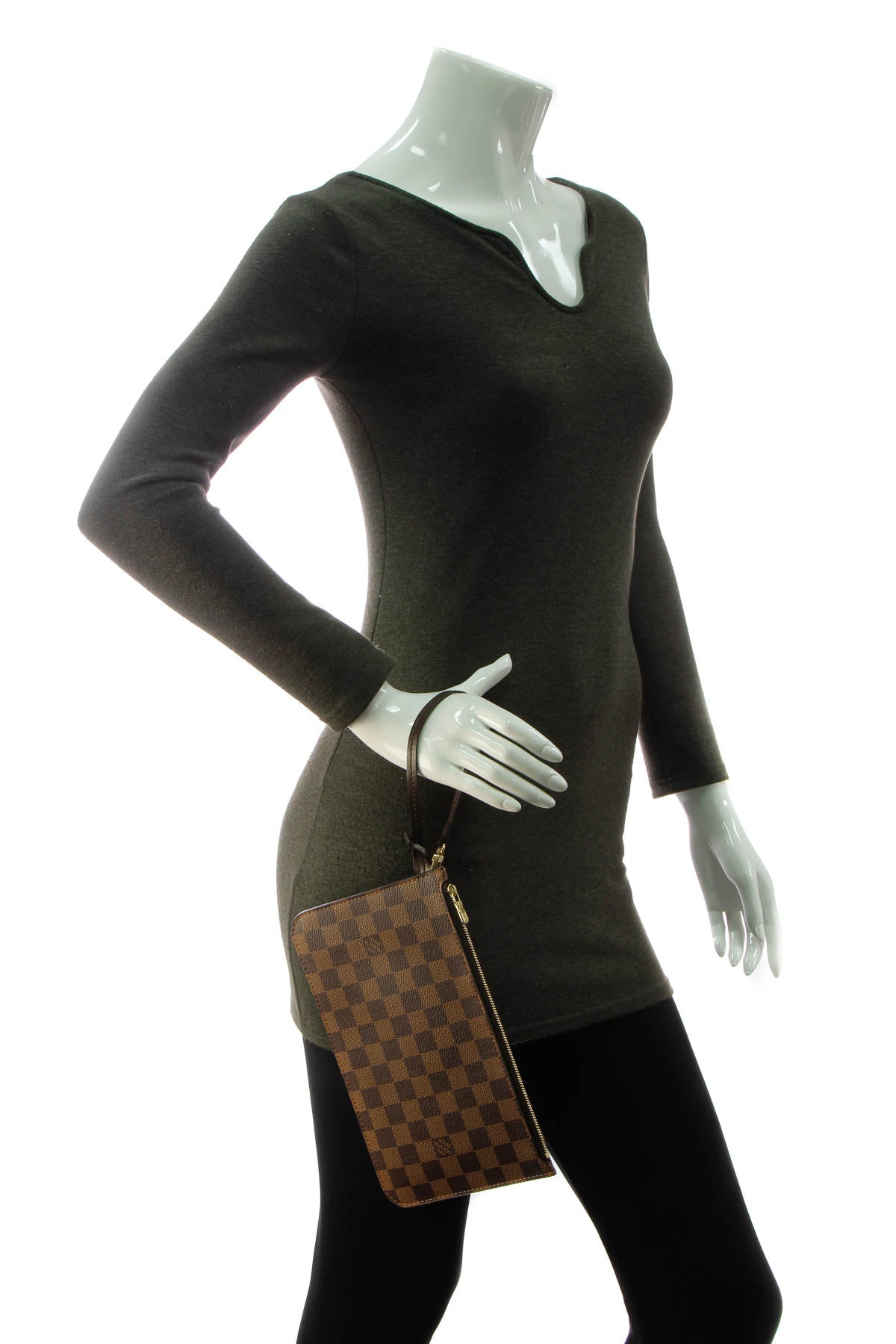 Neverfull Pouch Wristlet - Damier Ebene - image 2