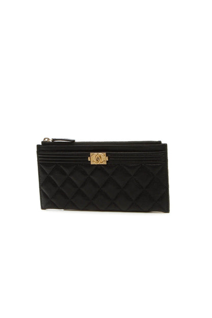 Boy Long Card Pouch - Black Caviar - image 1