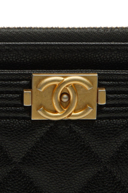 Boy Long Card Pouch - Black Caviar - image 4