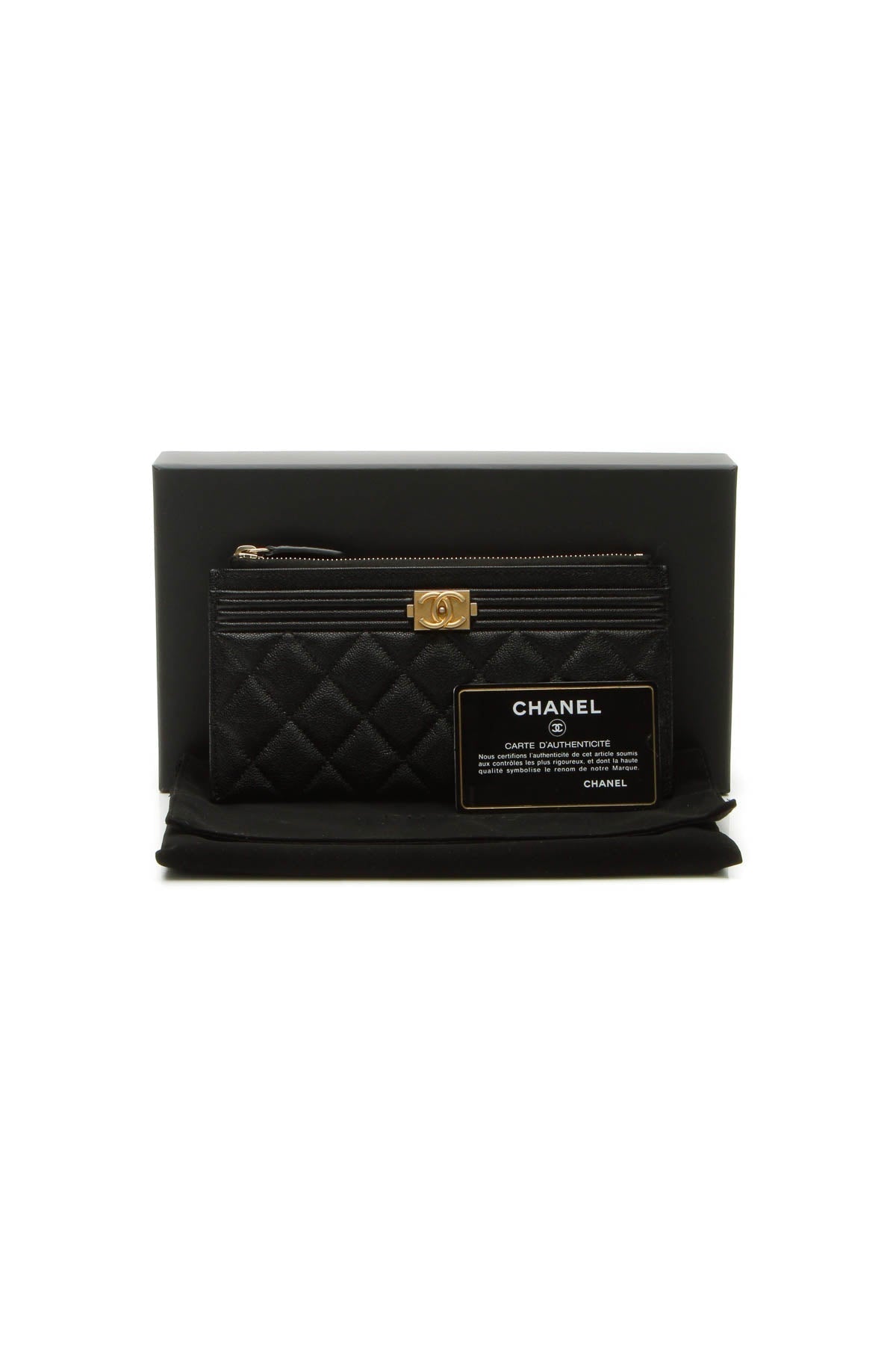 Boy Long Card Pouch - Black Caviar - image 8