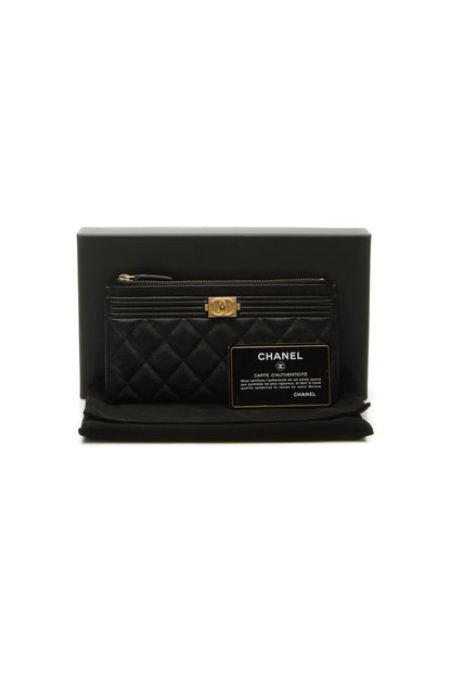 Boy Long Card Pouch - Black Caviar - image 8
