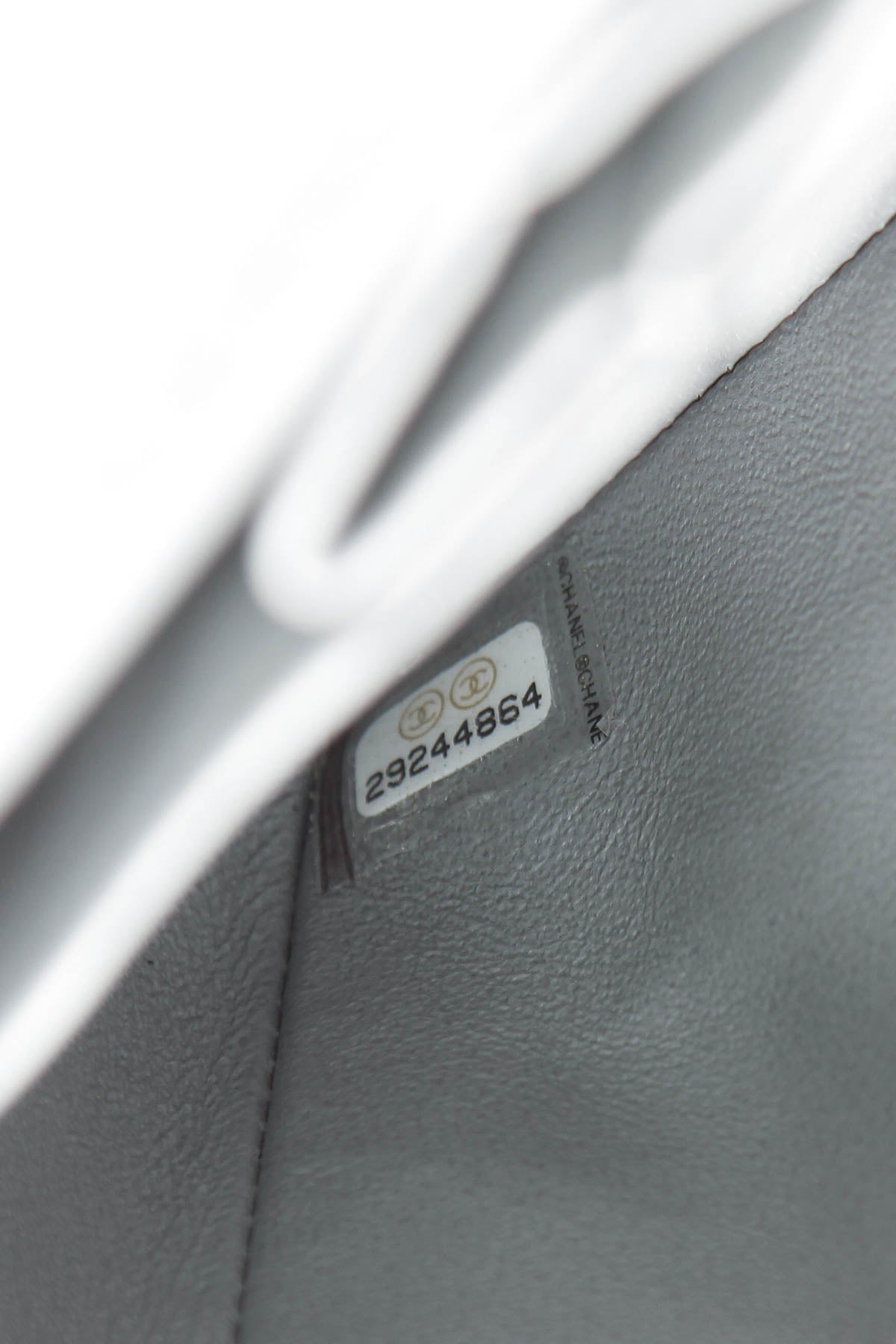 Classic Medium Double Flap Bag - Gray Caviar - image 11