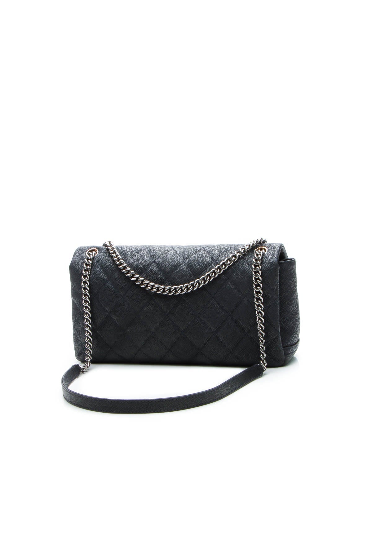 Accordion Flap Bag - Navy - image 3