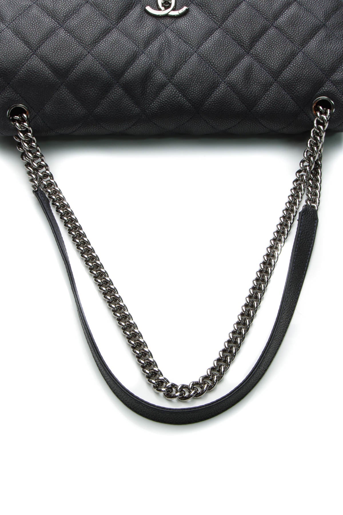 Accordion Flap Bag - Navy - image 6