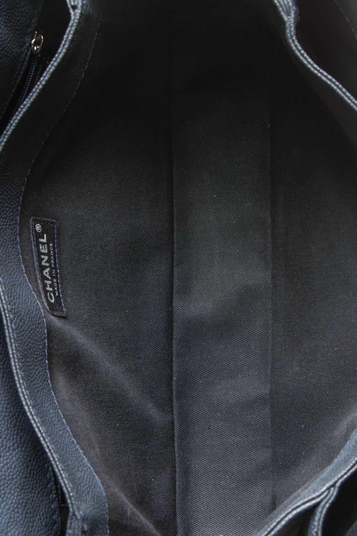 Accordion Flap Bag - Navy - image 8