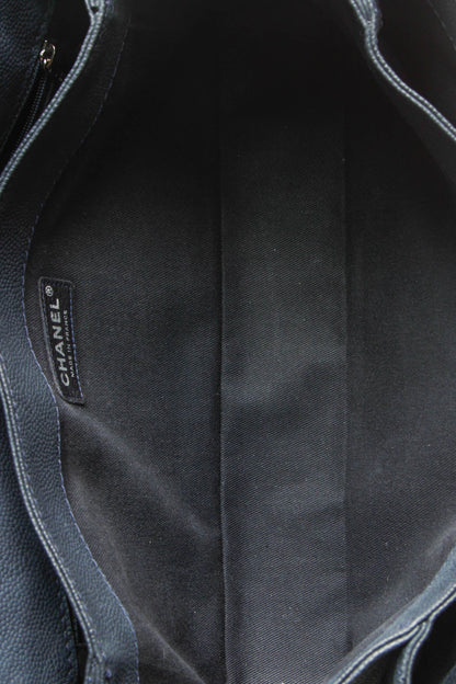 Accordion Flap Bag - Navy - image 8