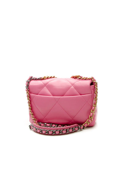 Quilted Chanel 19 Flap Bag - Pink - image 3