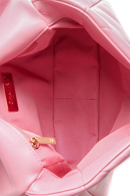 Quilted Chanel 19 Flap Bag - Pink - image 7