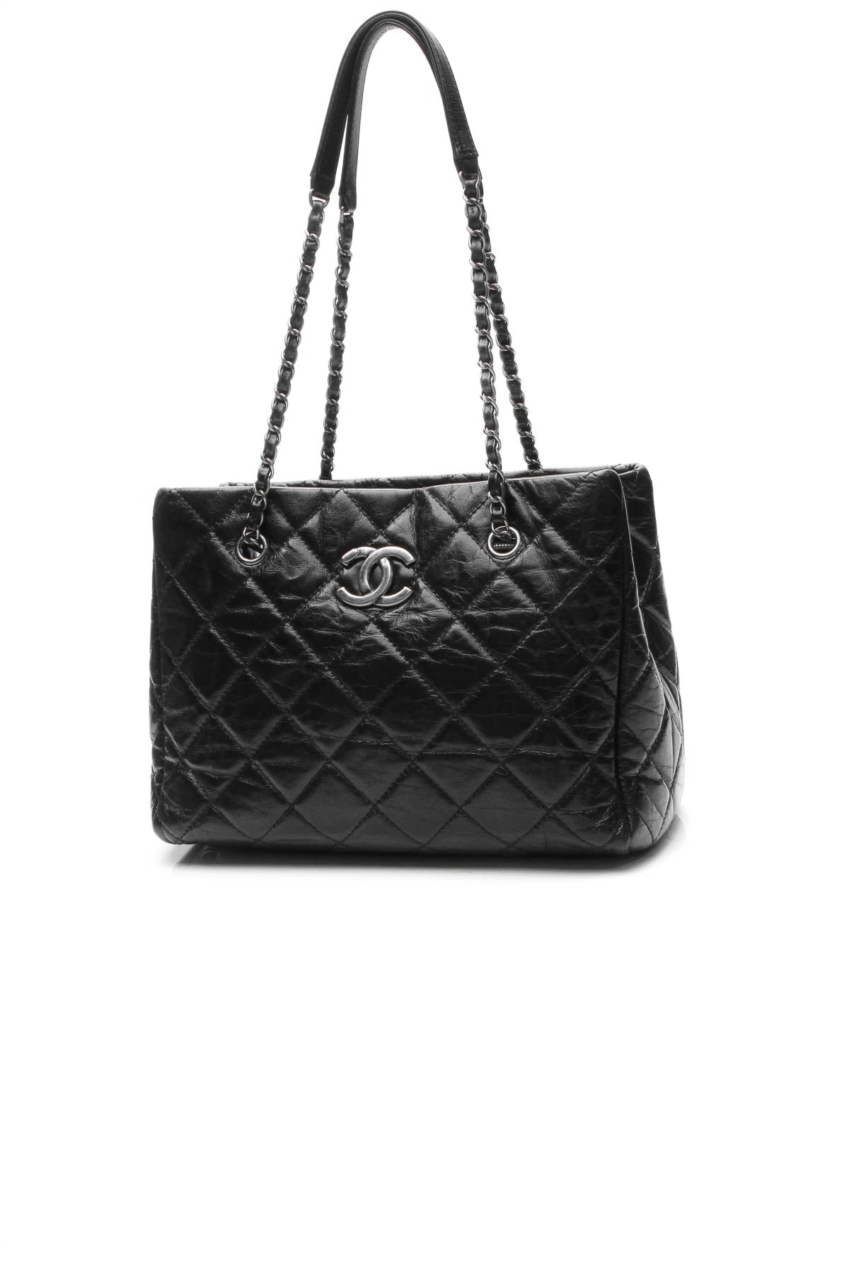 CC Quilted Tote Bag - Black - image 1