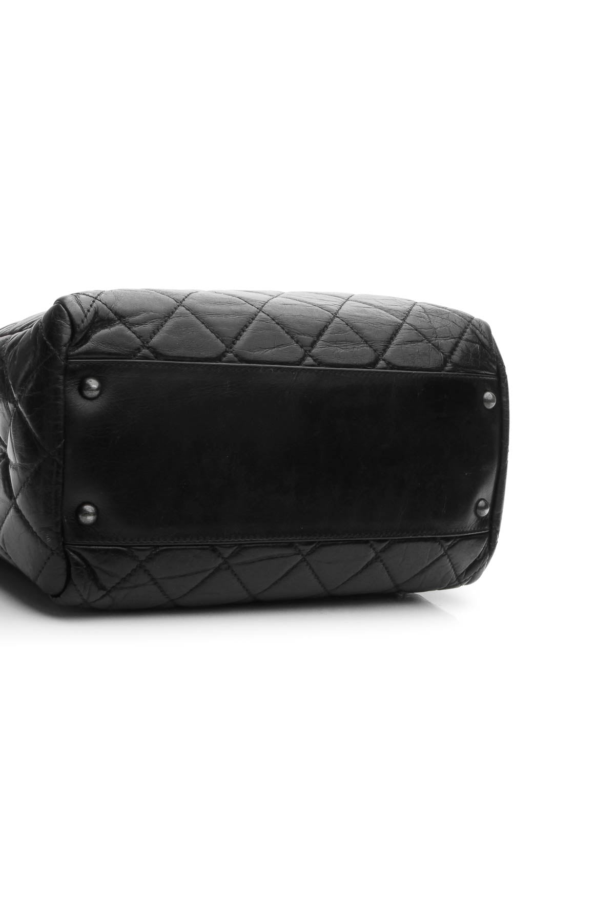 CC Quilted Tote Bag - Black - image 4