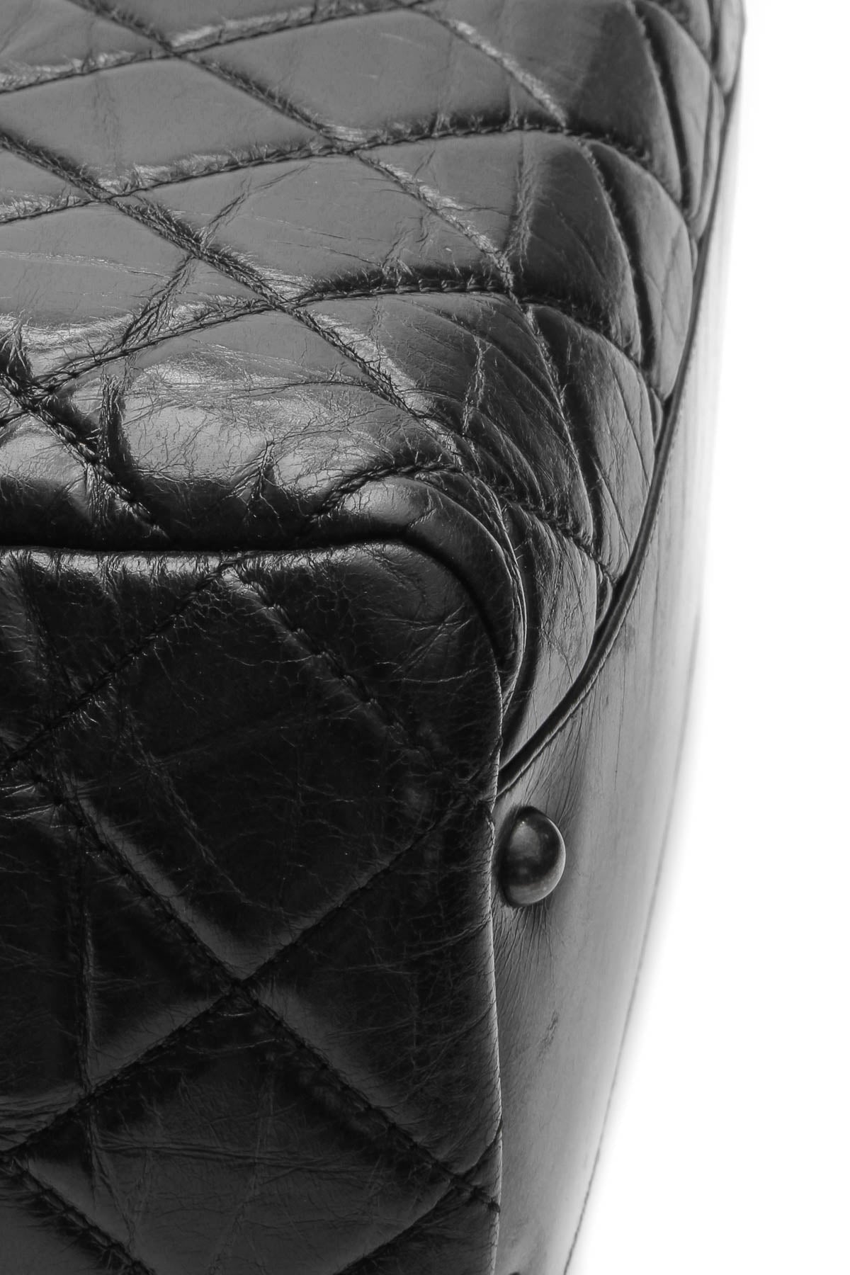 CC Quilted Tote Bag - Black - image 5