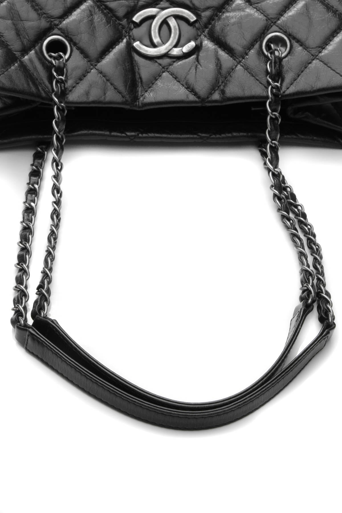 CC Quilted Tote Bag - Black - image 6