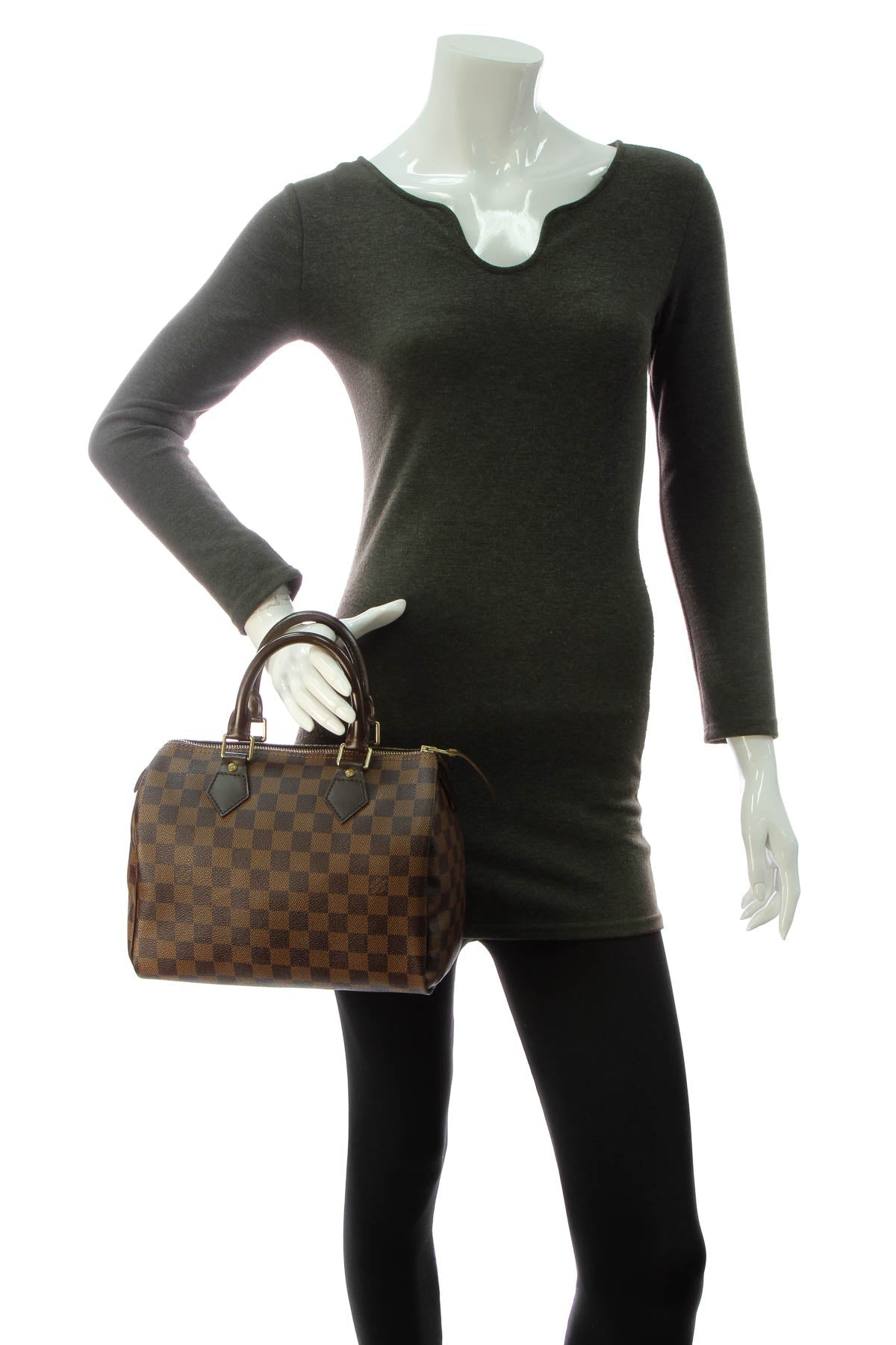 Louis Vuitton Speedy 25 Bag - Damier Ebene - photo 2