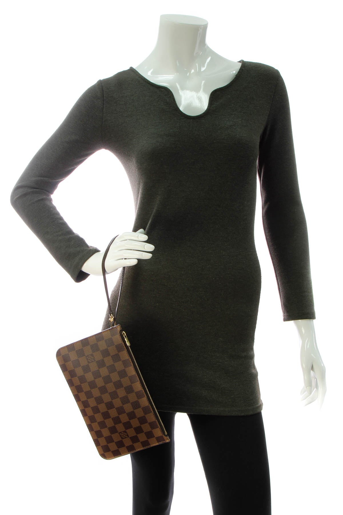 Neverfull Pouch Wristlet - Damier Ebene - image 2