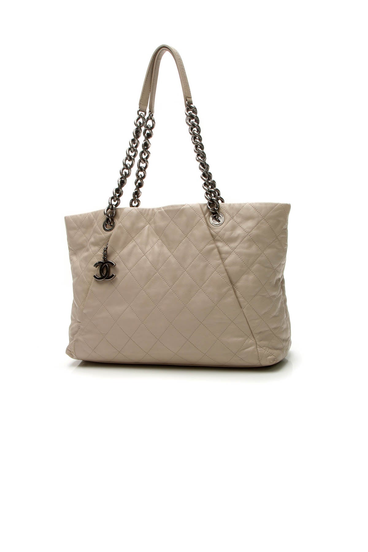 Coco Pleats Tote Bag - Beige - image 1