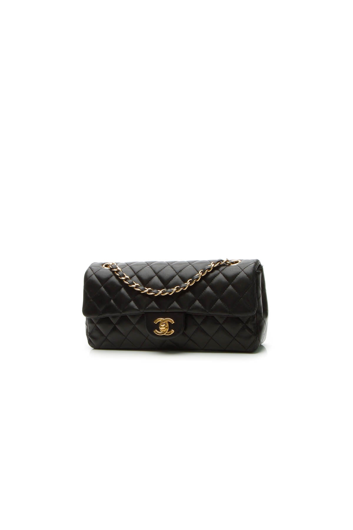 East/West Single Flap Bag - Black - image 1