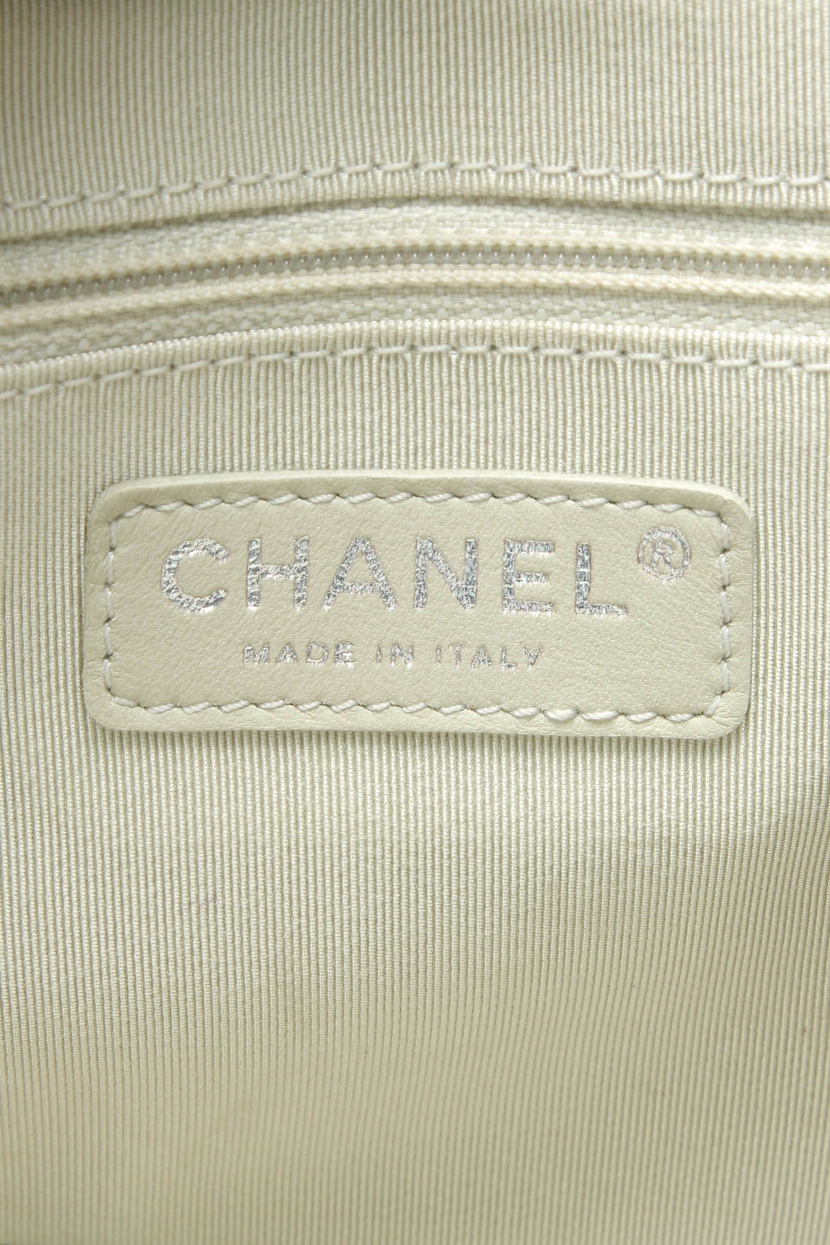 Chain Around Flap Bag - Blue Washed Lambskin - image 9